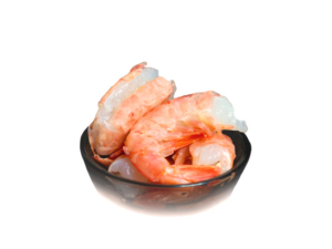 Red shrimp. Easy peel