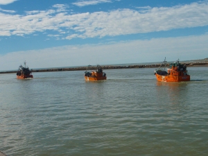 Our coastal fleet departing