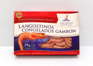 Langostino entero, Cabo Vírgenes