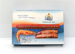 Langostino entero, nuestra marca Mares del Sur